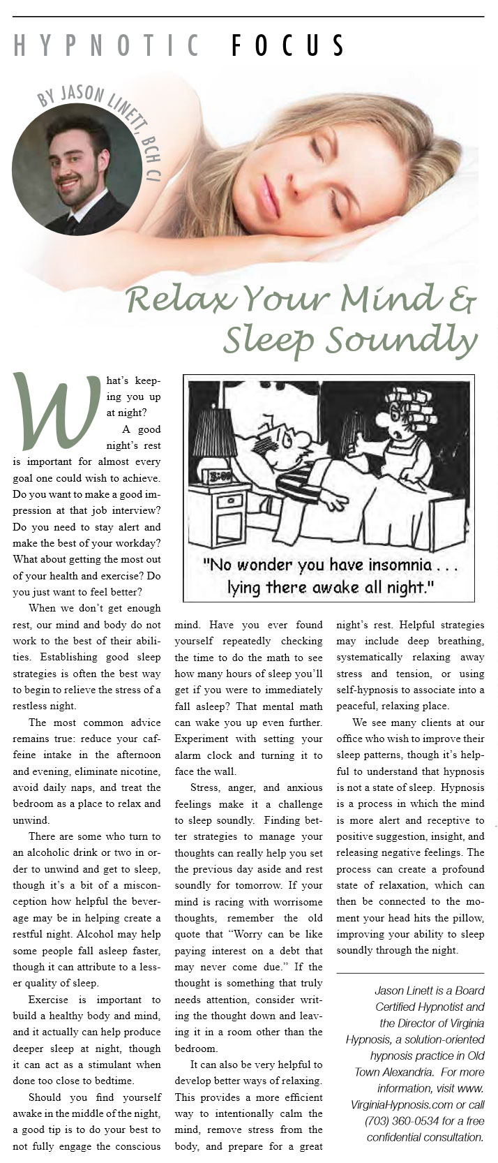 Sleeping Improvement
